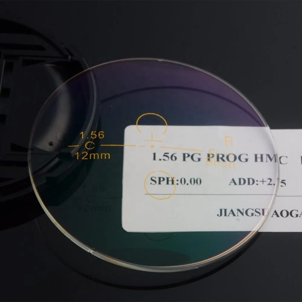 Mid index 1.56 progressive multifocal lens photochromic photo grey gray optical lenses