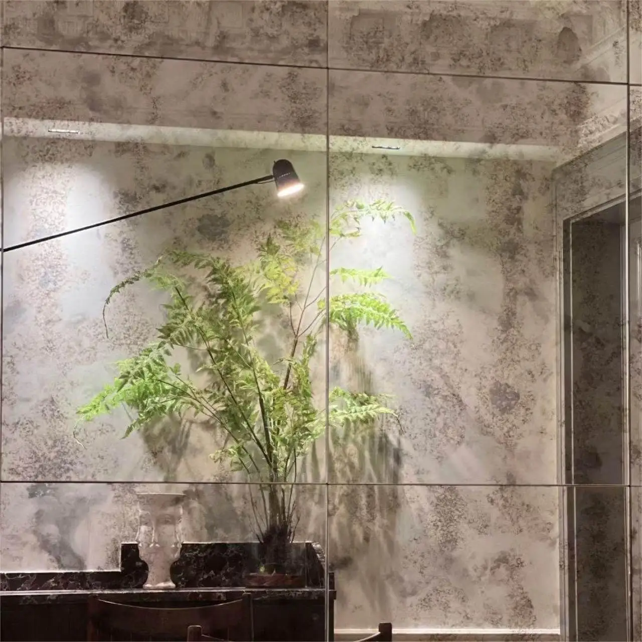 Popular decorative antique mirror glass tiles antique hand mirror glass antique wall mirror