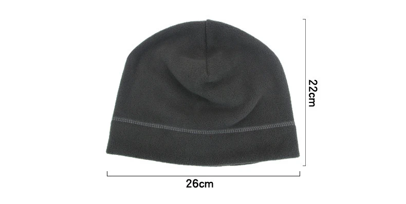 Winter Outdoor Sports Helmet Lining Windproof Warm Polyester Polar Fleece Skull Cap Wahtch Hat Beanie Cap Custom For Running