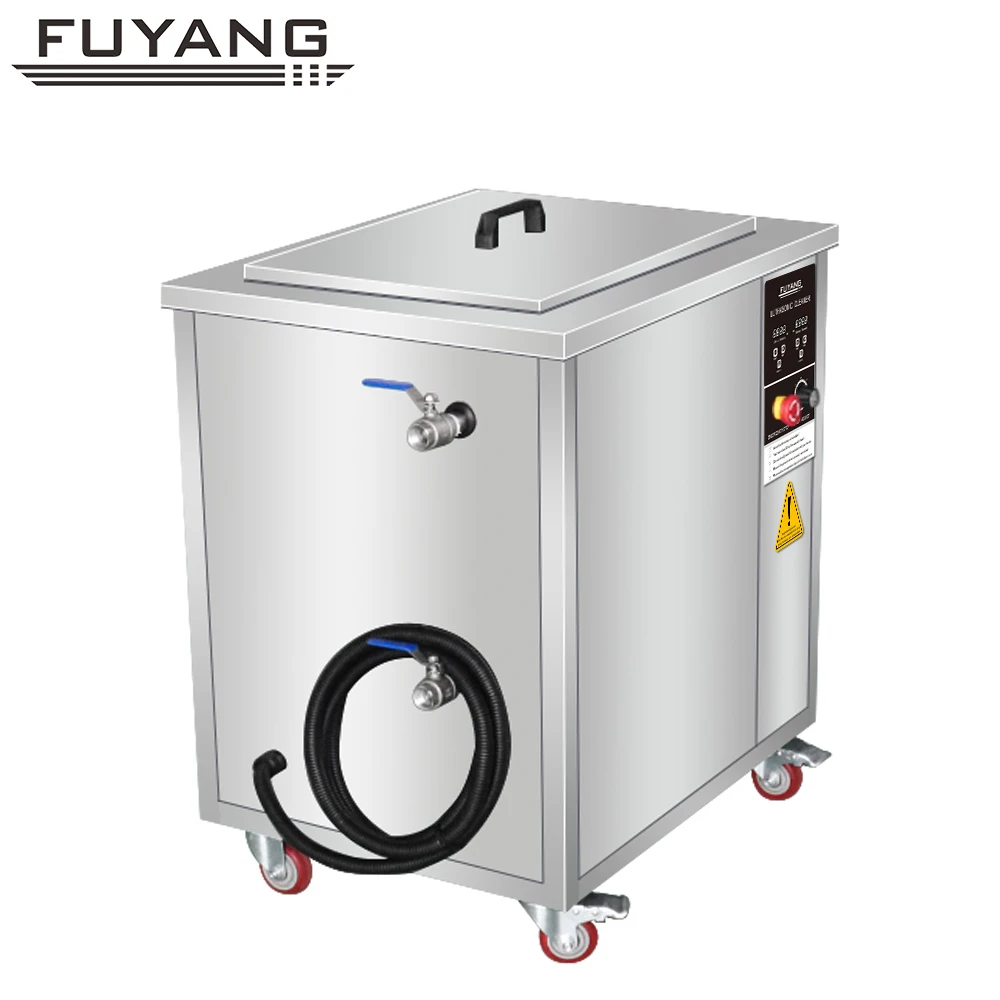 FUYANG Industrial ultrasonic cleaner for engine block carbon cylinder head carburetor turbocharger DPF cleaning  machine  88L
