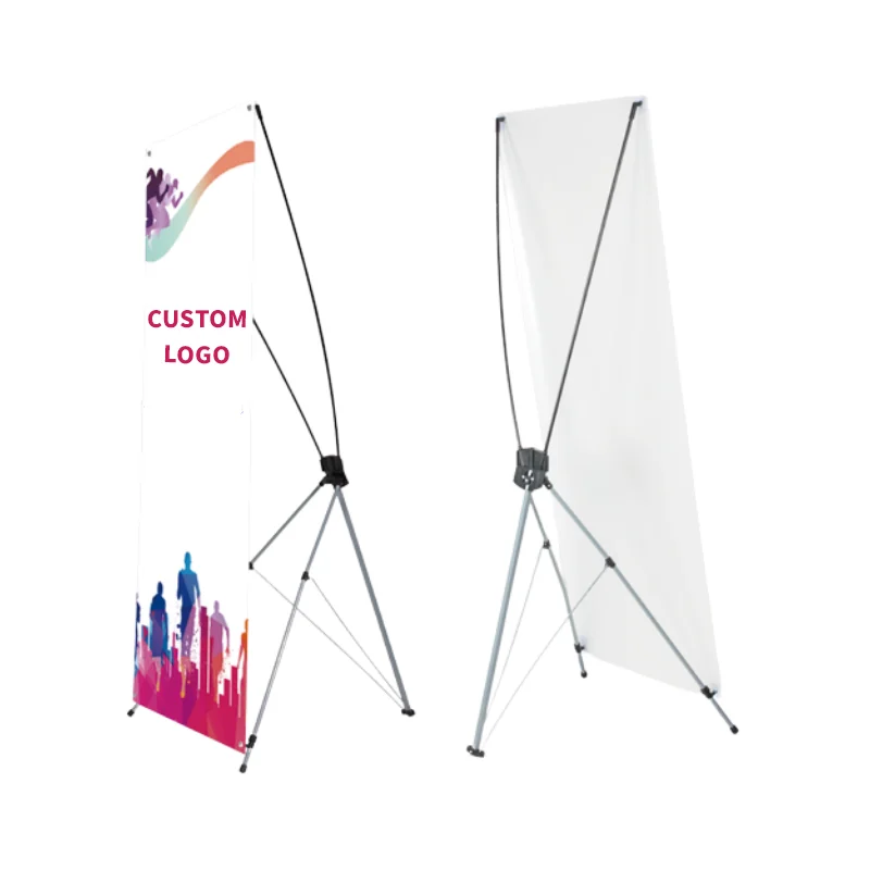Hot Selling Popular Easy Set Up Portable Display Korean X Banner Stand