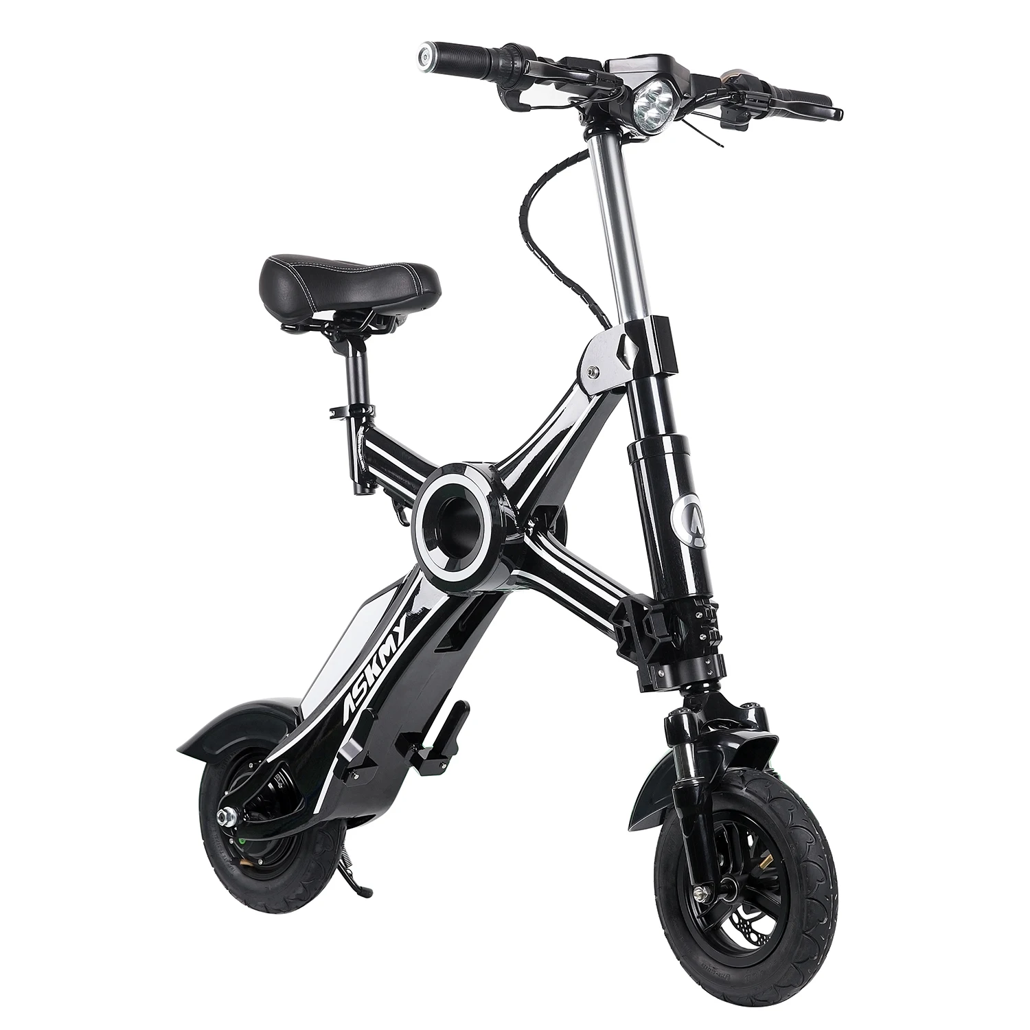Электрический велосипед ASKMY X1, Европейская мода, высокое качество, электрический велосипед, перезарядка, литиевая батарея, мотоцикл, 10 дюймов, 36 В, светодиодные велосипеды