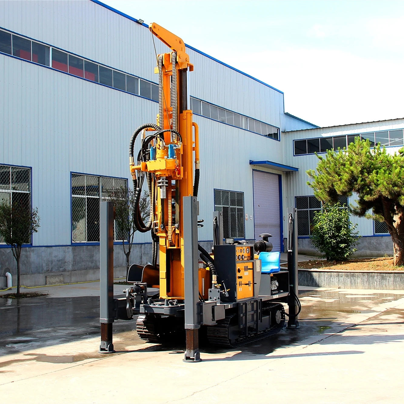 Camion perforadora del pozo de agua perforadora de pozos tubulares de agua maquina perforadora de pozos de agua