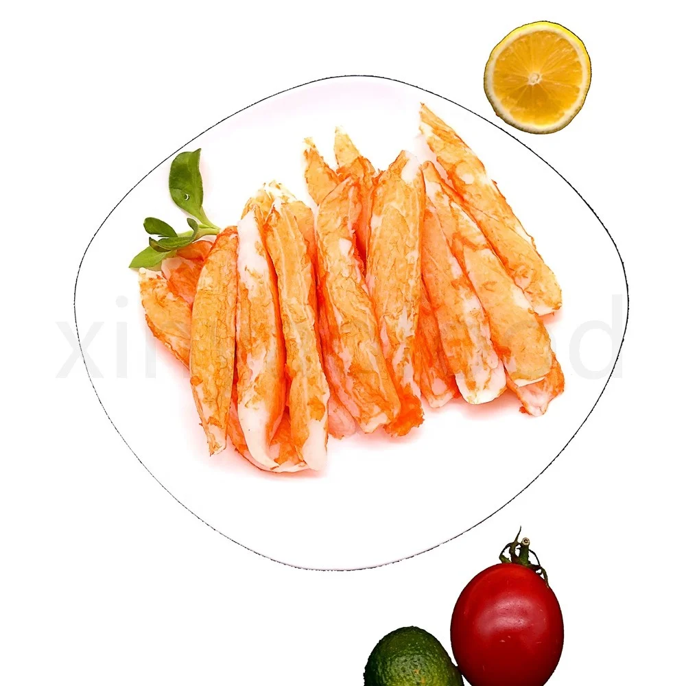 
Imitation Crab Meat Surimi Crab Stick Sushi Orange Color 