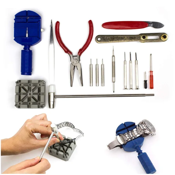 
watch strap adjustment disassembly tool 16pcs watch repair tool kit 