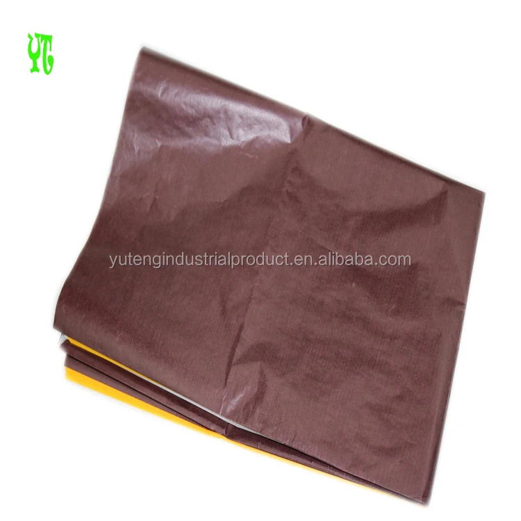 19-60gsm 750x1000mm white and brown and black and green glassine paper