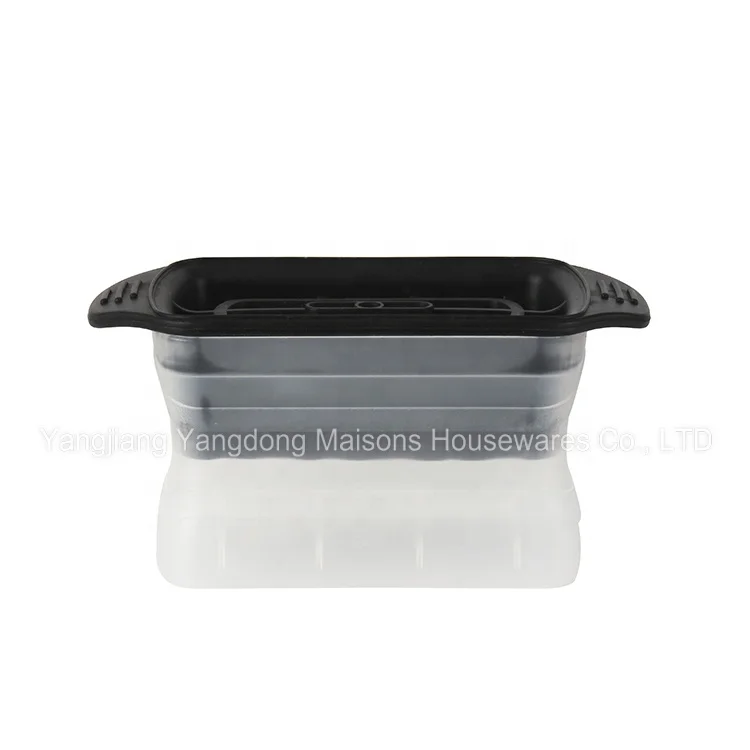 Maisons Silicone Leak-Free Ice Ball Maker with Lid for Whiskey Ice Cube Mold Tray