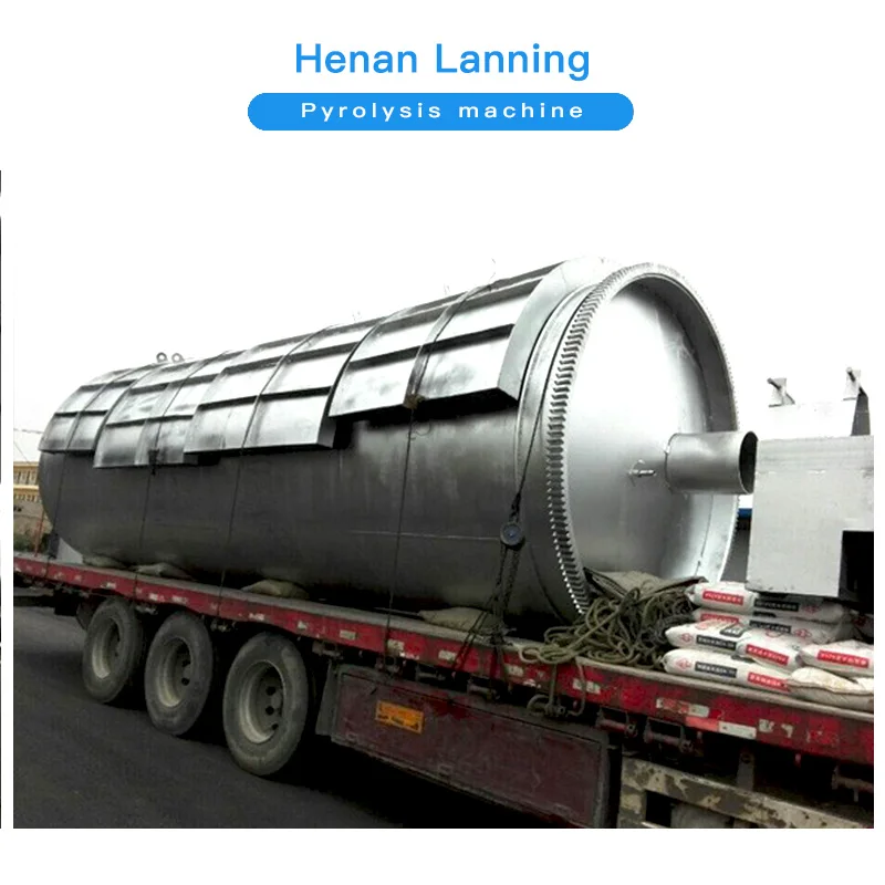 
LanNing factory price 20T tire recycling pyrolysis plant 