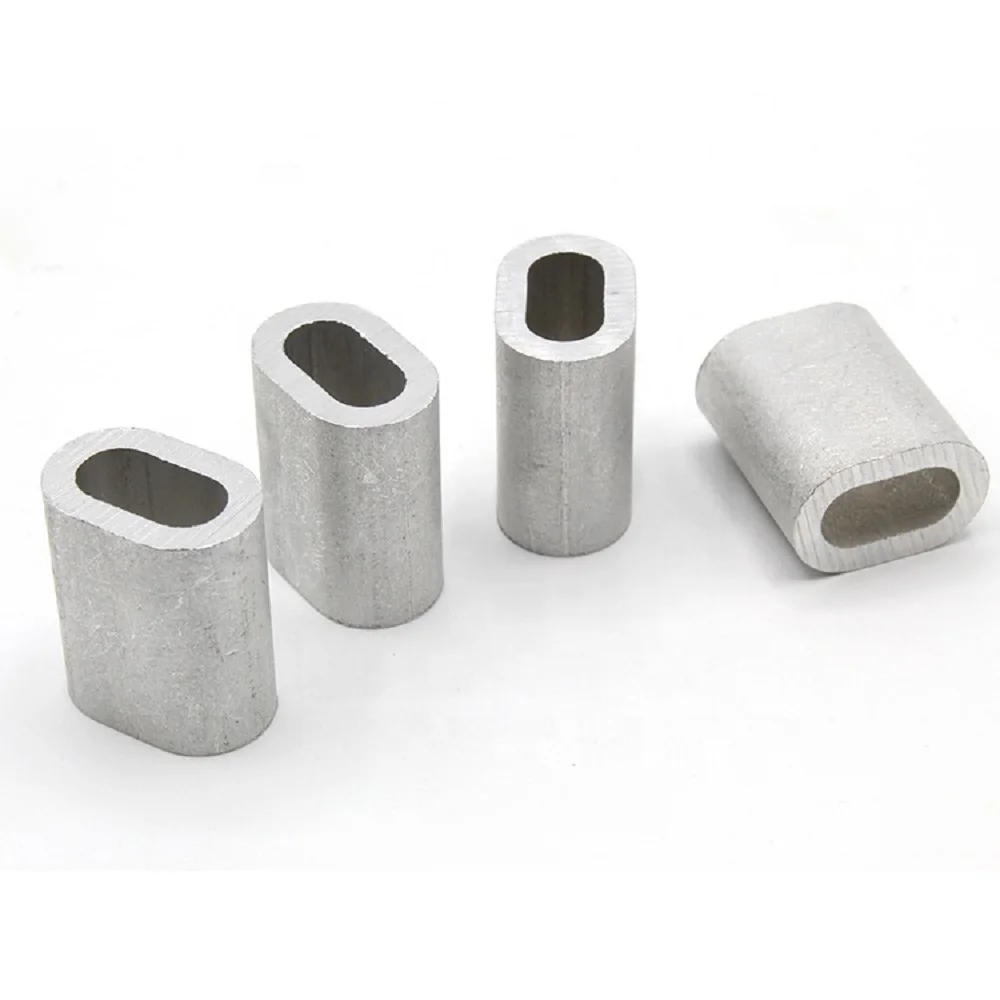Chinese Supply Aluminium Primary Color Aluminium Sleeves for Wire Rope Fittings