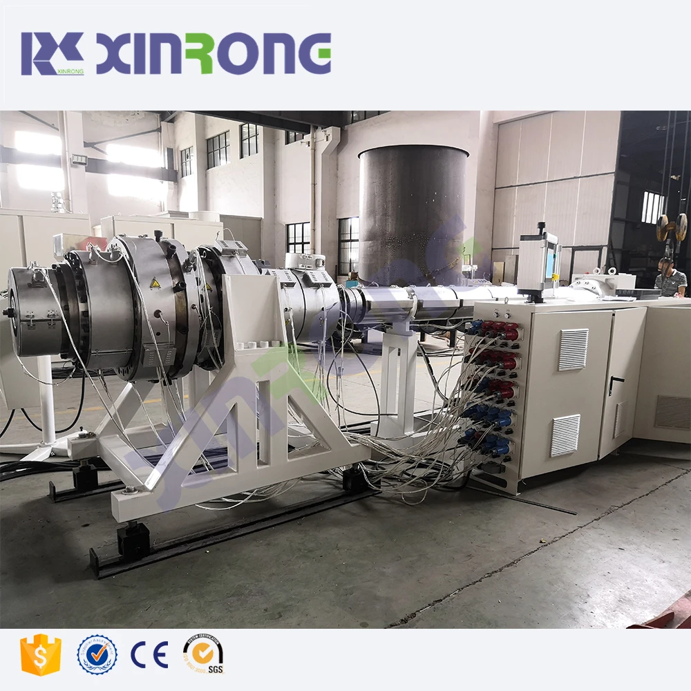 110mm pe pipe extrusion machine hdpe pp pe one layer or thress layers pipe making machine