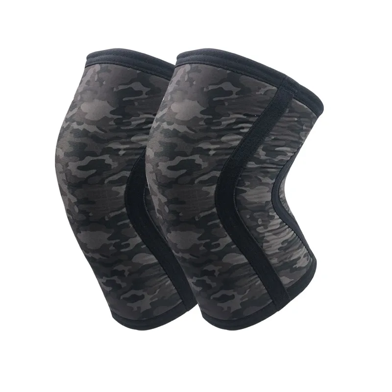 Custom Knee Protector Powerlifting Sports Knee Support Brace Pads Weightlifting Neoprene Compression Knee Sleeve 7mm