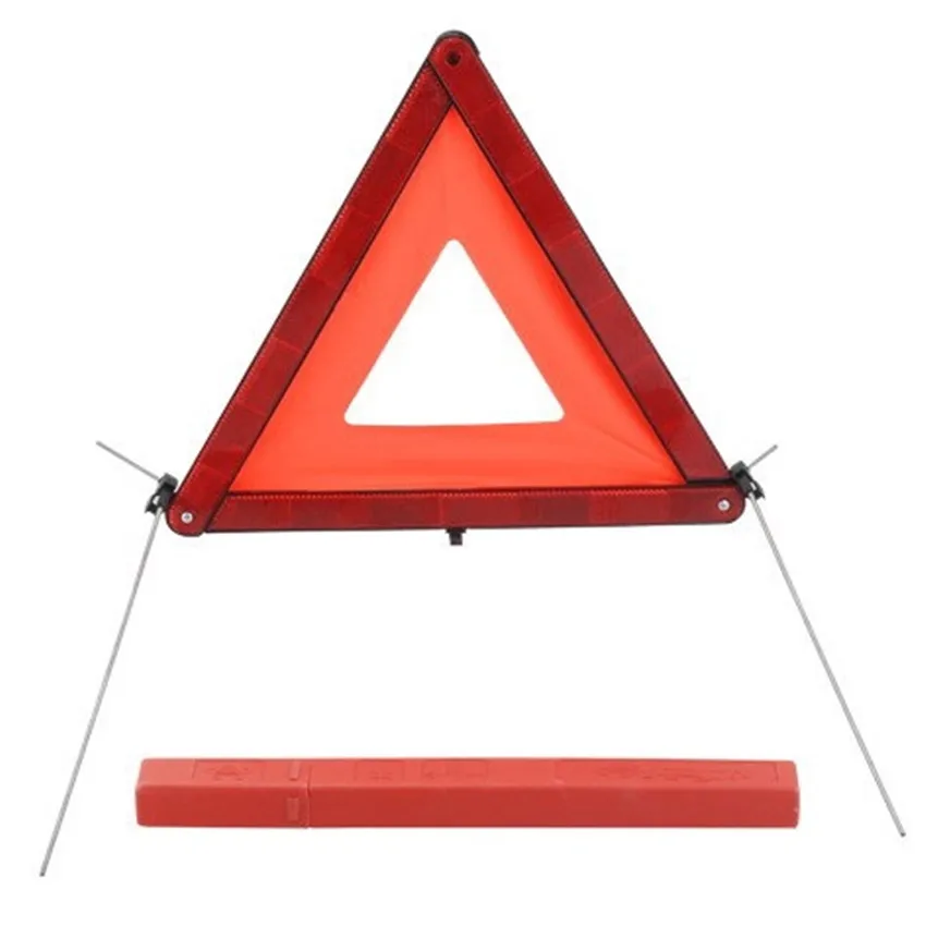 43cm Yellow triangle traffic warning sign Emergency car Warning Triangle