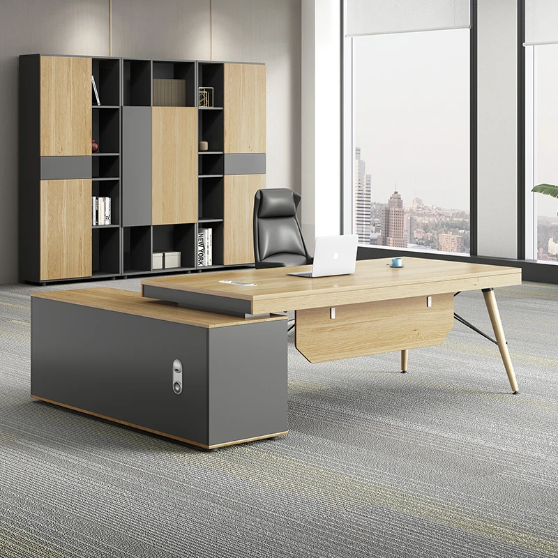 Modern Table Furniture Wooden Computer Desk Office  Executive  Ceo Manager Desk Office Table With Chair