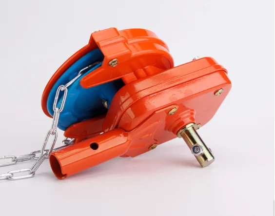 Agricultural Greenhouse Film Roll Up Unit Manual Film Roller Ventilation Winch Manual Curtain Hand Crank