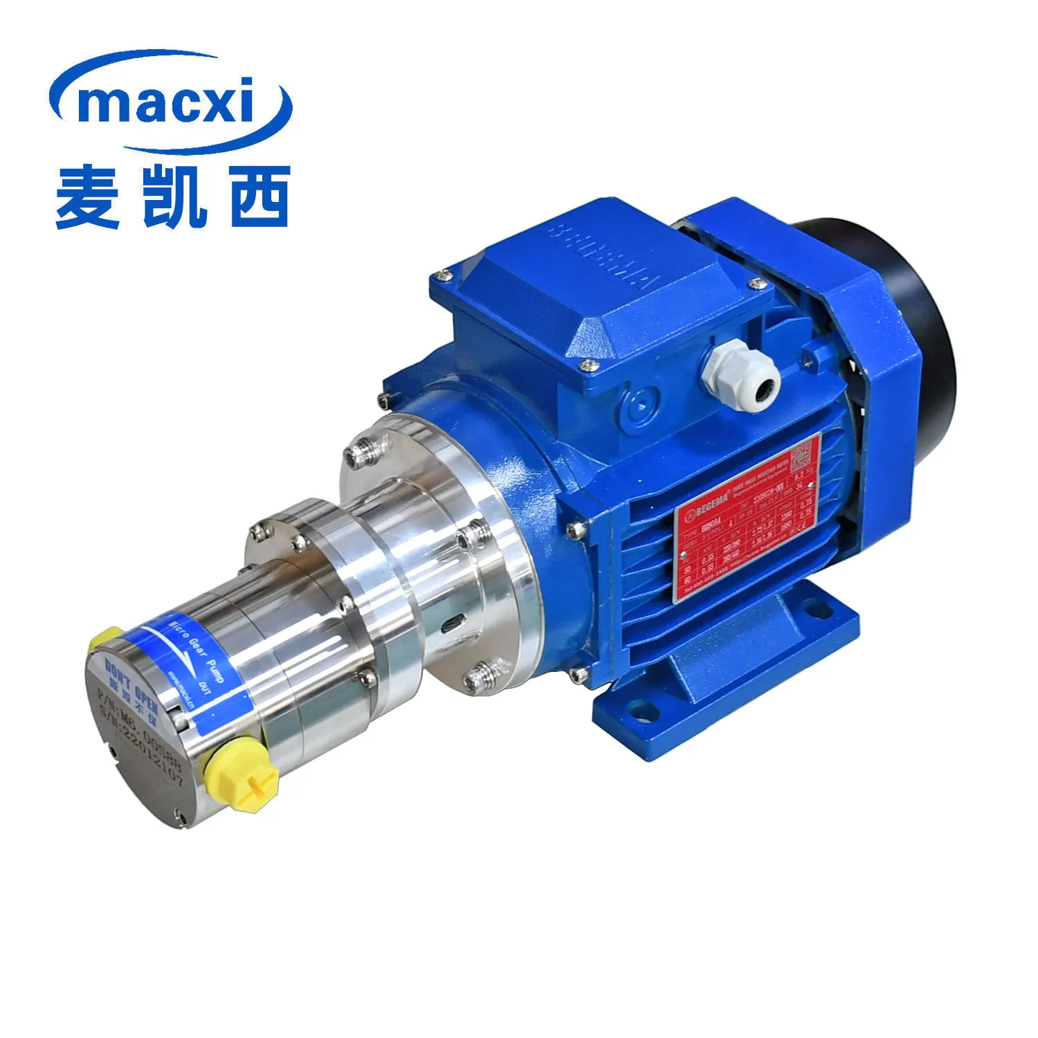 Magnetic gear pump used in distillation and extraction processes