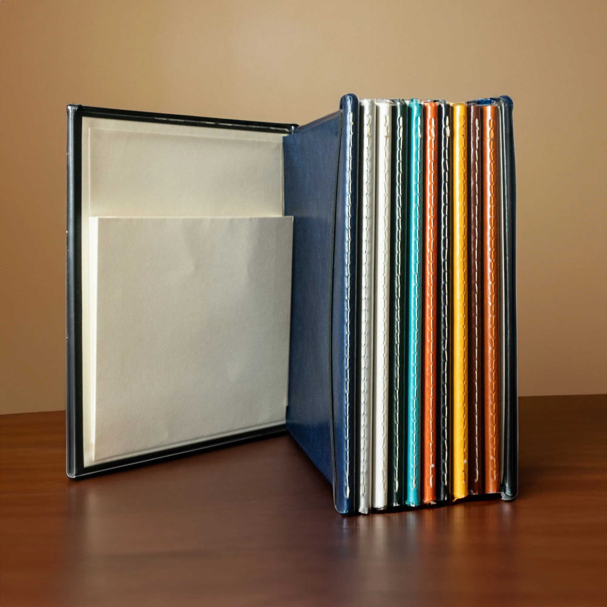 Business promotional items  free sample custom A5 A6 A7 recyclable soft cover dot lined blank PU leather notebook