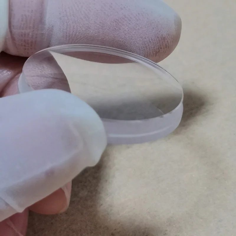 Hot Selling Small Order 31.5Mm SKX 007 Parts Double Dome With Bevel  Hat AR Red Coating Watch Sapphire Crystal Glass