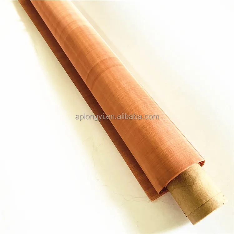 1.5mx30m roll 100 120 150 180 200 mesh 99.96% pure copper emi shielding faraday cage copper fabric