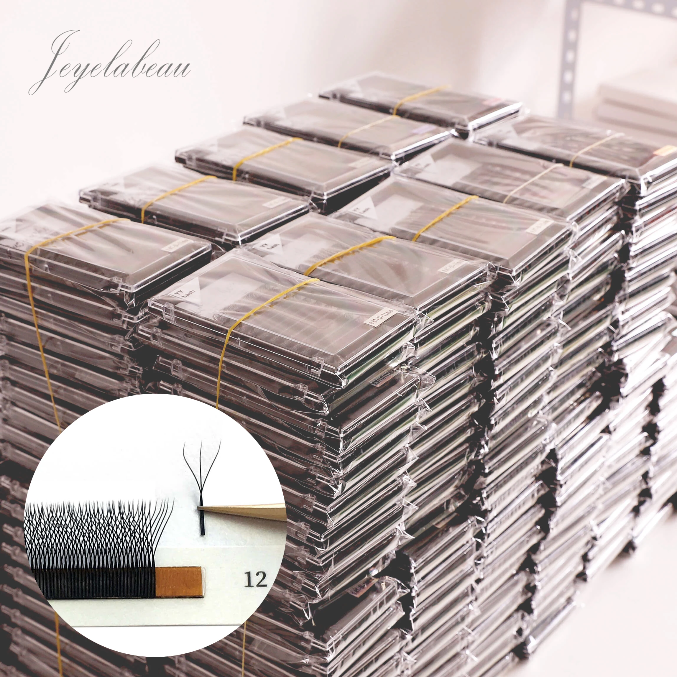 Vegan 100% handmade Faux mink fur lashes W shape eyelash lash eyelash extensions manufacturer