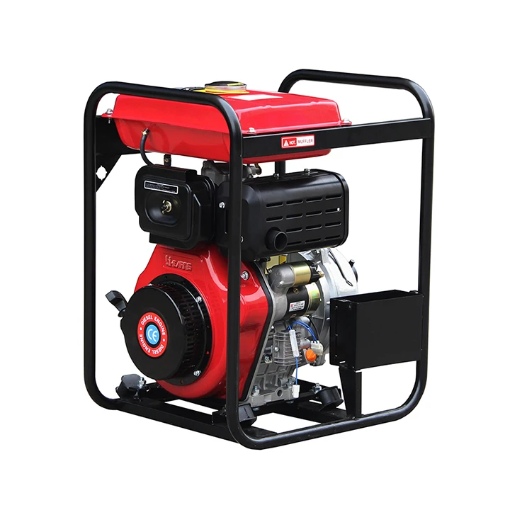 Hiearns  DP20HE 2inch high pressure diesel irrigation electric water pump with 186 10hp diesel engine