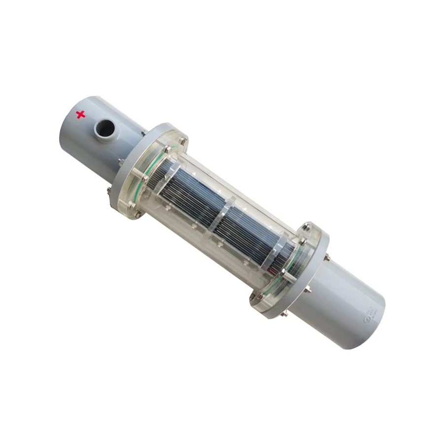 3mm titanium electrode 0.8% Naclo electrolyzer for water disinfection system