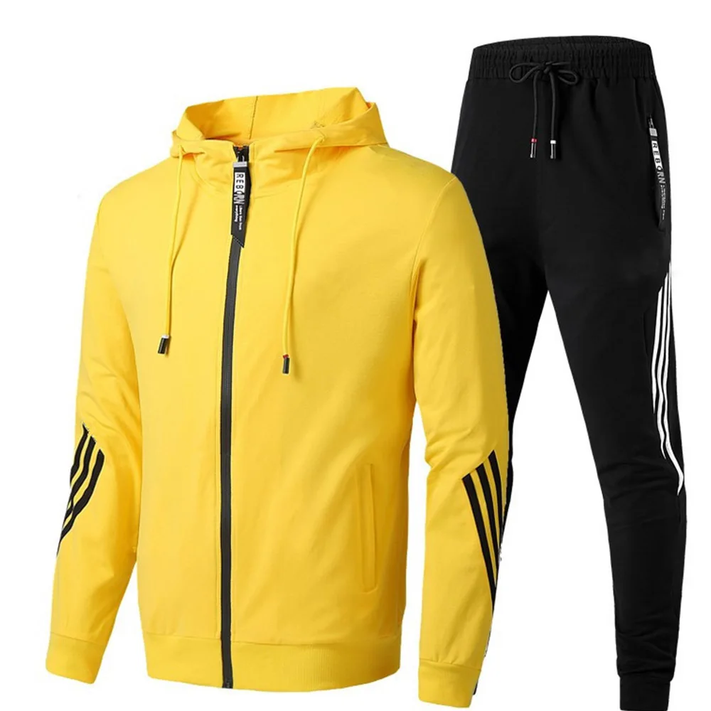 Mens Zip Up Hoodie Quantity Jogger Sets  New Drawstring Pullover Hoodies Mens Joggers Sweatpants Mens Tracksuit
