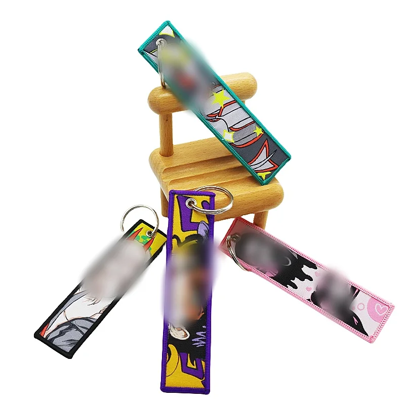 webbing sewing pet leash crocheted rubber band gift custom diy DIY llaveros Rubber lanyard Webbing wrist strap Keychain