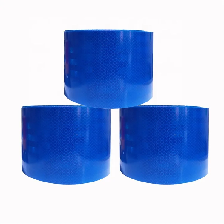 Factory wholesale EGP reflective sheeting Blue reflective tape Reflective sticker for trucks