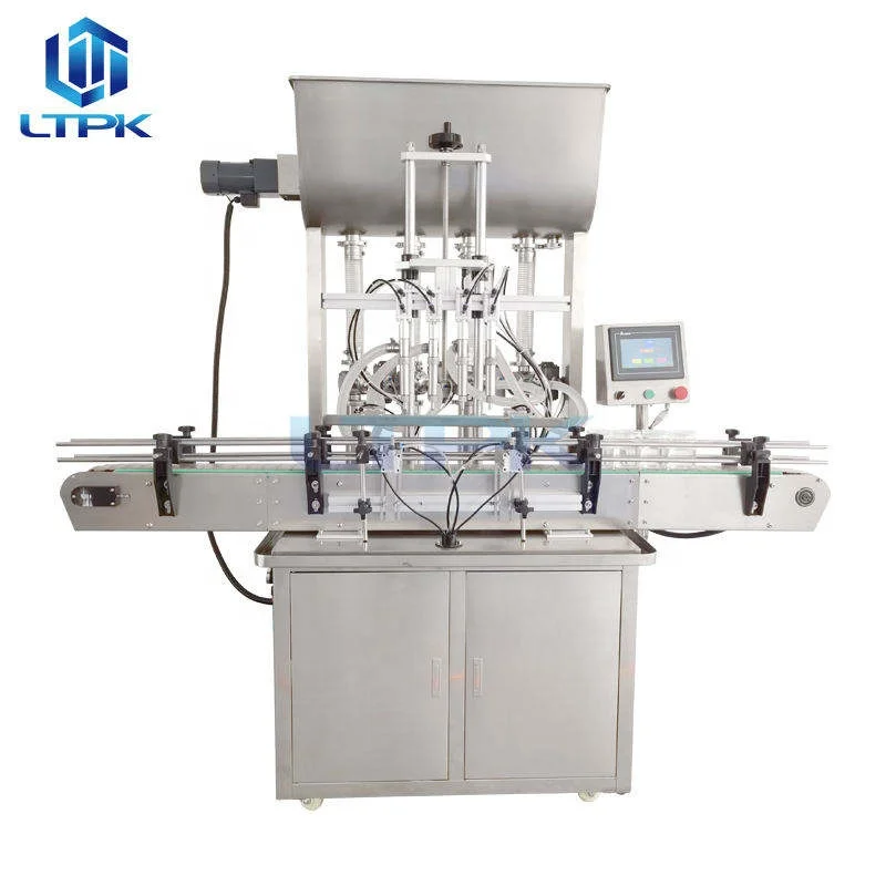 Automatic Fruit Glass Strawberry Apple Mango Mayonnaise Jam Soap Jar Filler Bottle Milk Soap Jam Paste Making Filling Machine