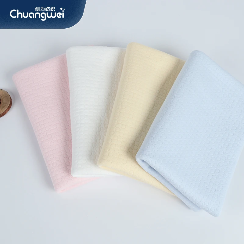 Wholesale No MOQ Custom Printing 320gsm Cotton polyester  Jersey Knitted Fabric