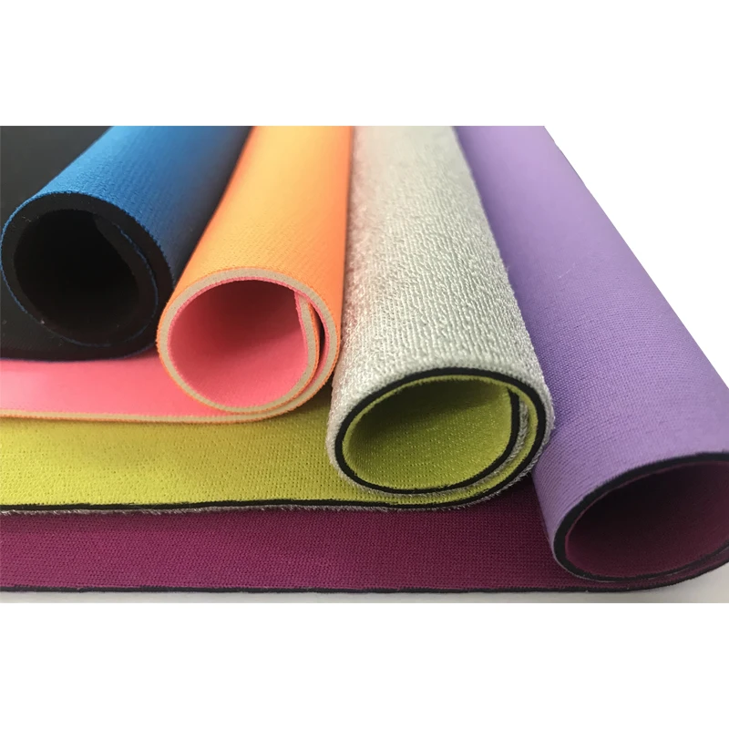 
Nylon Polyester SBR Rubber Neoprene Fabric Sheet For Shoes Diving Suit 