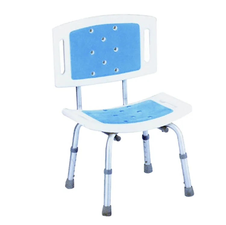 Factory price direct sale durable removable aluminum shower chair stool for the disabled