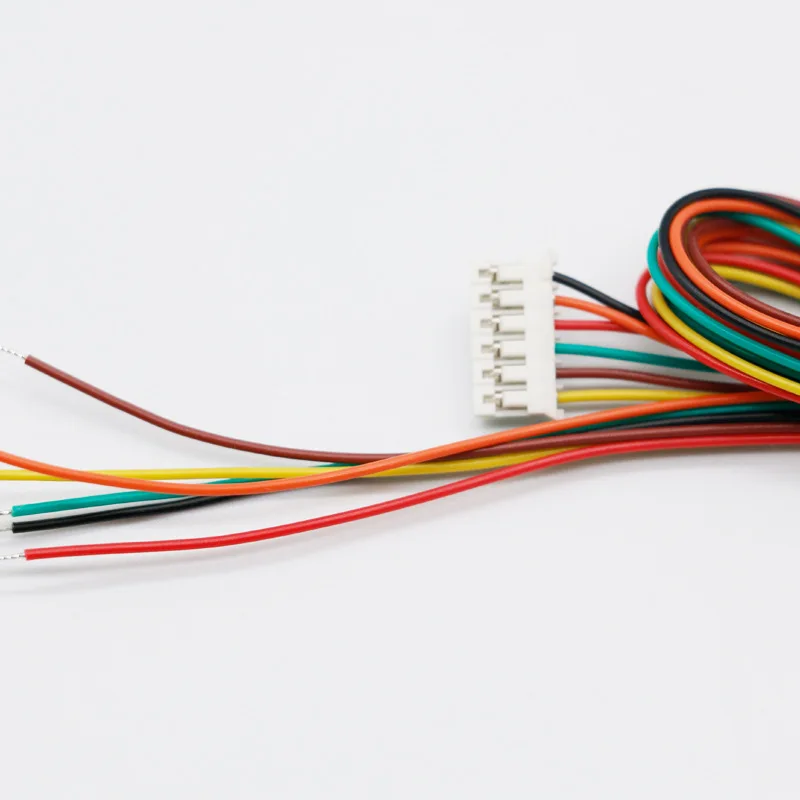 Engine Wire Harness Custom Wiring Harness Round Cable with Molex 502351-0600 6 Pin Wire-to-Board Receptacle Connectors