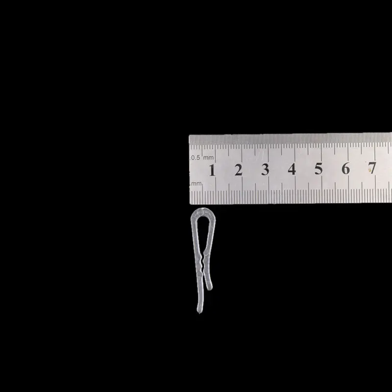 
1.5 inches U Shape Clear Plastic Alligator Shirts Ties Socks Pants cloth Clips Hold Garments in Place for clothing packing 