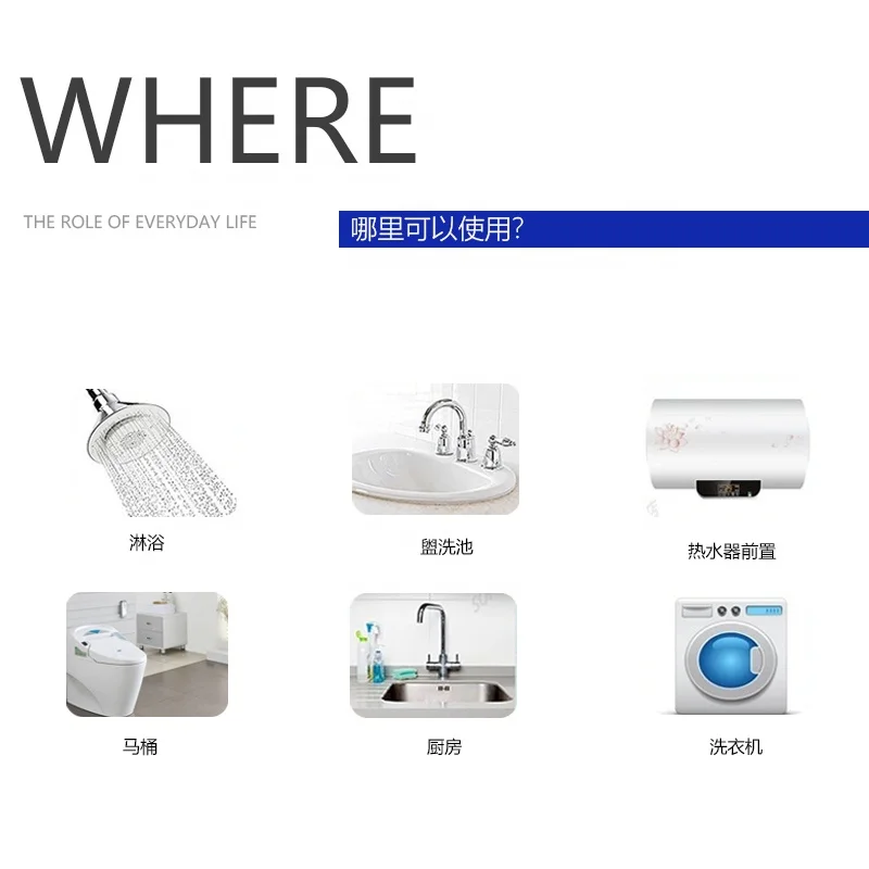 Factory portable water filter water purifier for home replaceable PP cotton kitchen water filter