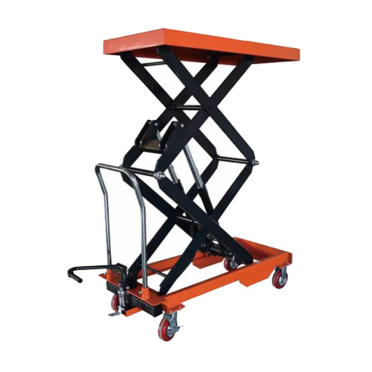 800kg 1000kg 1500kg manual walk hydraulic Scissor Lift Platform