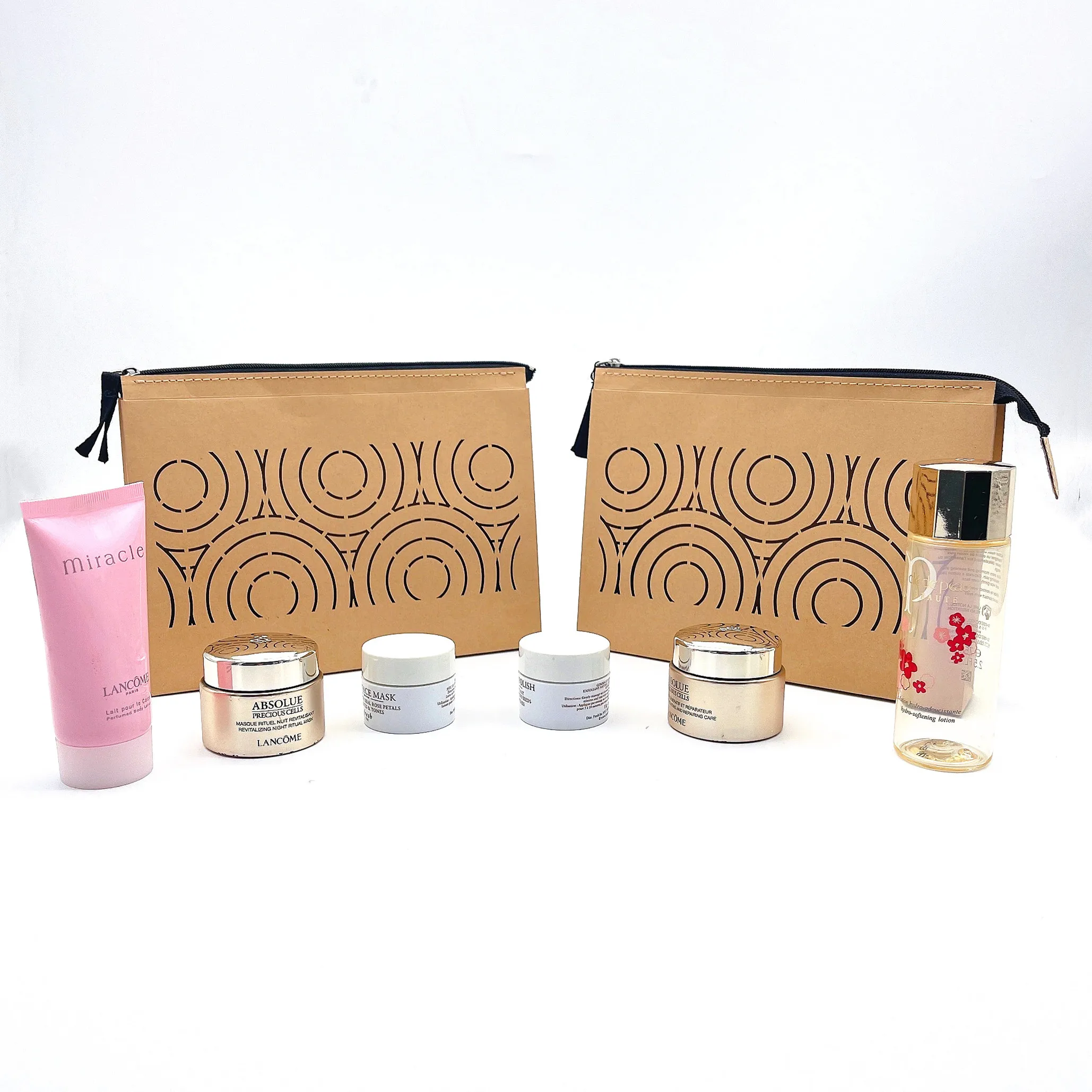 Wholesale Custom Travel Artist Private Label Brown Small Washable Tyvek DuPont Kraft Paper Cosmetic Bag