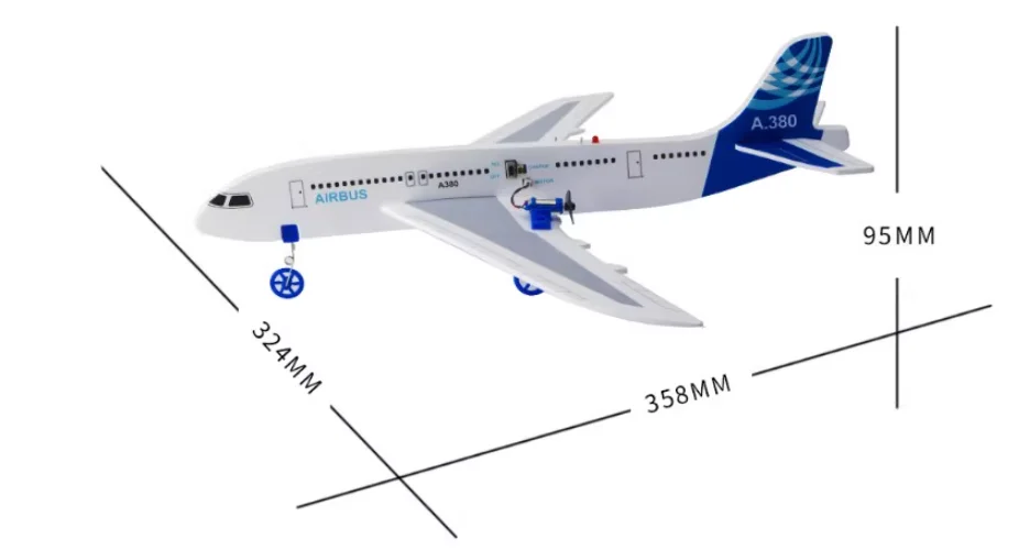 MERRYCOO 2024 HOT SALE Control Model Airplanes For Kids Toy Airplane Remote Control Glider Plane Pesawat Avion Jet Plane