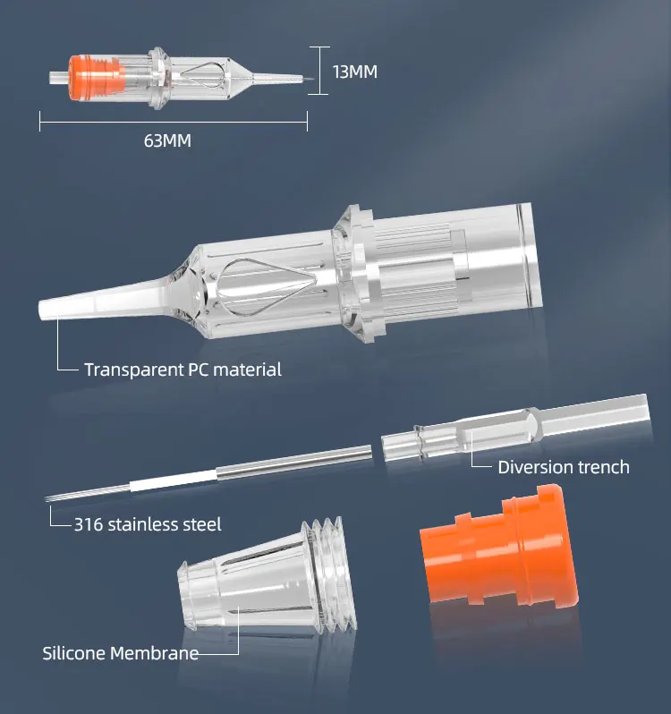 Factory Wholesale Premium SMP Needle Cartridge 20 PCS/Box Tattoo Cartridges Needles