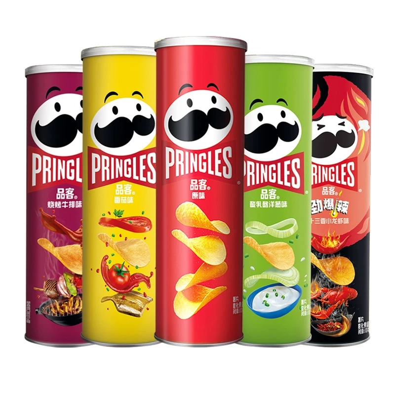Качественные Pringle s 110 г оригинальные картофельные чипсы экзотические тайские азиатские закуски со специальным вкусом упаковка
