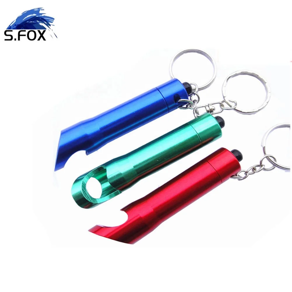 Key Chain 3 LED Light with Bottle Opener Promotion Light Mini Keychain LED Gift LED Torch