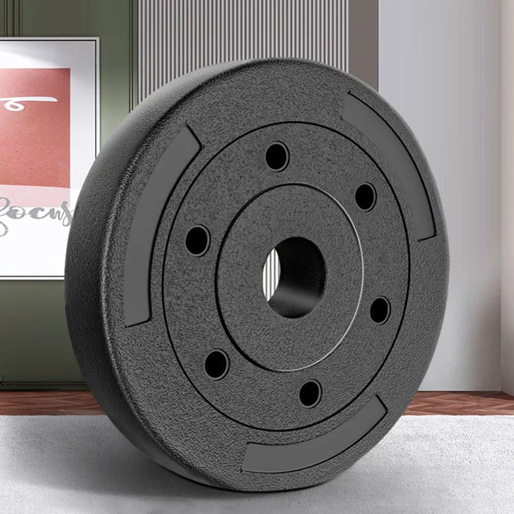 Fitness Weightlifting KG Steel Rubber Bumper Plates Powerlifting Calibrated Dumbbell Plate