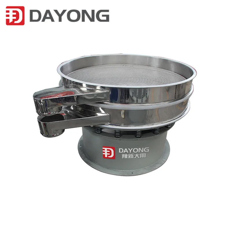 DY Hot price round vibrate screen manufacturer/automatic sieve sifter machine food powder cocoa coffee grain