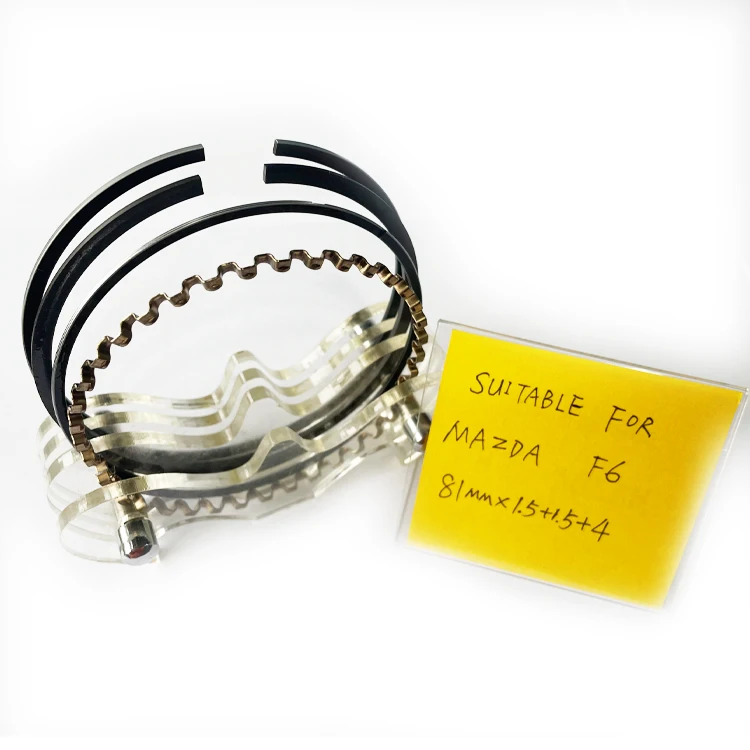 Supplier direct selling car piston ring for MAZDA F6 SWT20054ZZ 81MM 4cyl/set