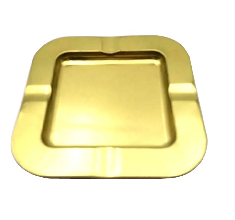 China Manufacturer Hot sales square  metal tin serving tray custom tin serve bar tray for beer
