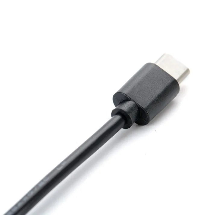 Wholesale Black 30cm Basics USB 3.1 Type C to Micro B 2.0 Short OTG Charger Cable For Mobile Phones