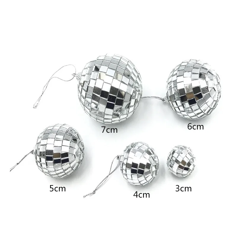 Popular Small Mini Discoball Plastic Hanging Disco Lighting Christmas Mirror Ball for Party