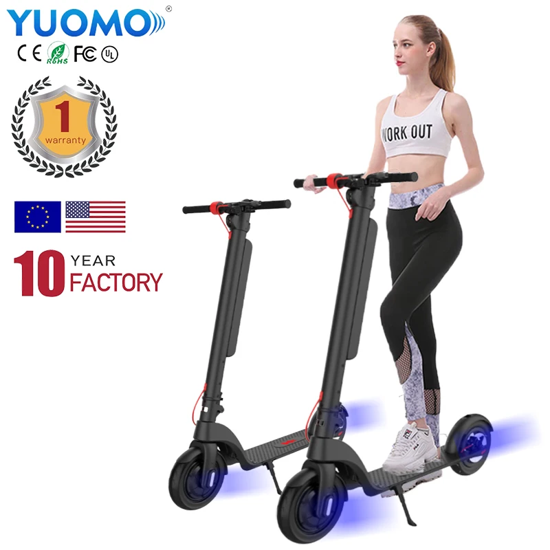 Wholesale X8 Folding Two Wheel Adult 350W Motor 10inch Electric Scooter / High Speed High Quality Electric Scooter