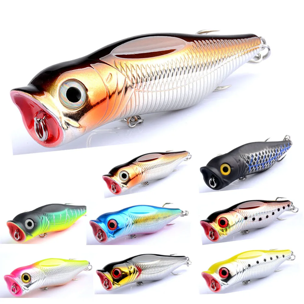 Horizon 3.6in/0.59oz Saltwater Floating Senuelos Popper Fishing Lures Popper Fishing Lure Popper Lure
