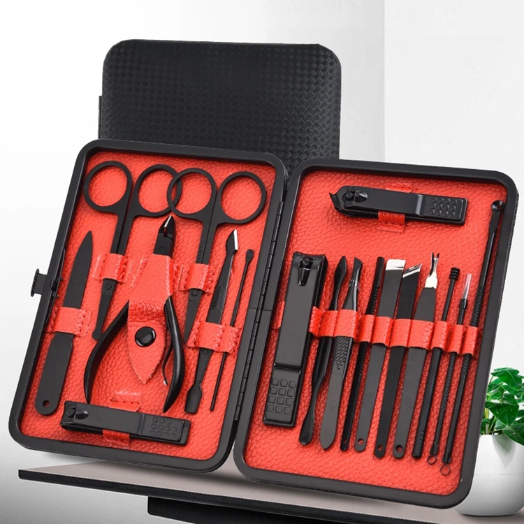 18 Piece Manicure Set Fancy Manicure and Pedicure Set Promotional Gifts Items for Corporate